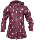 Bergans "Molde"Kids Coat plum Kinder-Regenmantel