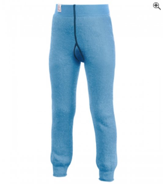 woolpower Long Johns 200g lange Merino Unterhose für Kinder light blue