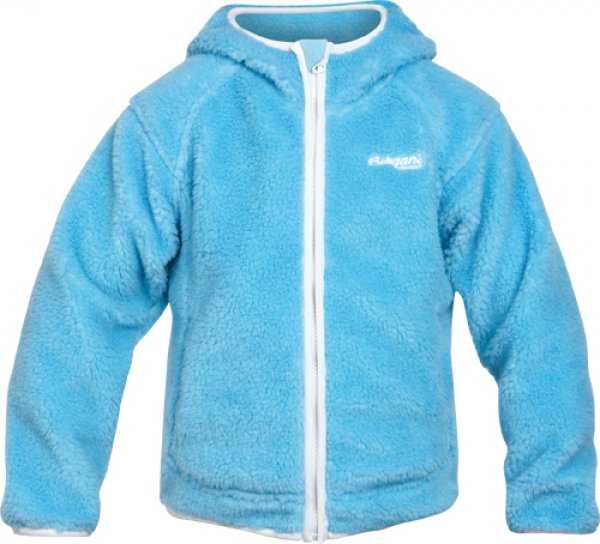 Bergans Gossa Teddy Fleece Kapuzenjacke clearwater