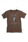 Elkline Kinder T-Shirt "elchdersterne" tabacbrown