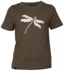 Bergans Kinder T Shirt Dragonfly olive ORGANIC COTTON