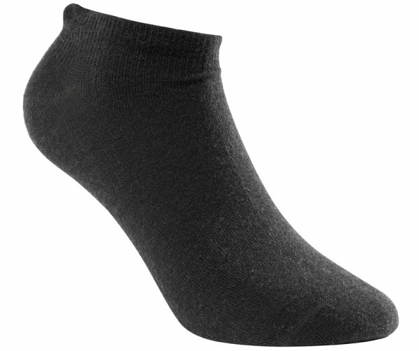 woolpower Liner Merino Socken Sneaker schwarz