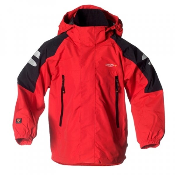 Isbjörn of Sweden Hardshell Kinder Jacke rot Outdoorjacke für Kinder
