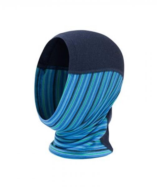 Merino Schlauchtuch Devold of Norway Breeze Headover für Kinder Ringel Merino Schaltuch space blue