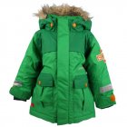 Didriksons 1913 Vinson Kids Parka myrtle grün