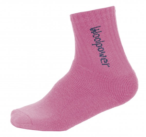 woolpower Kids Merino Socken Kinder 400g rosa-pink Woll Socken für Kinder